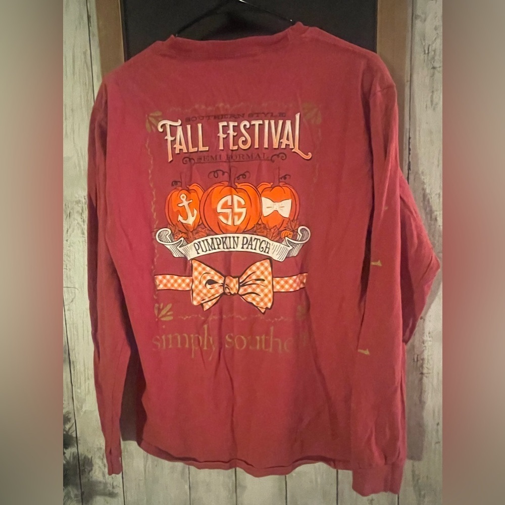 Simply southern Pumpkin Spice Fall Festival See pic for flaw - Picture 2 of 3